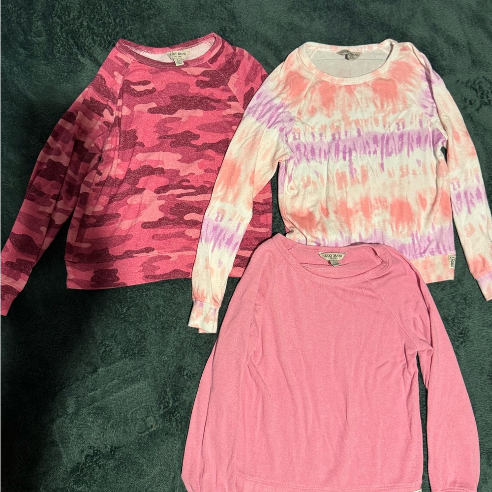 Lucky Brand Pink Sweatshirts & Hoodies